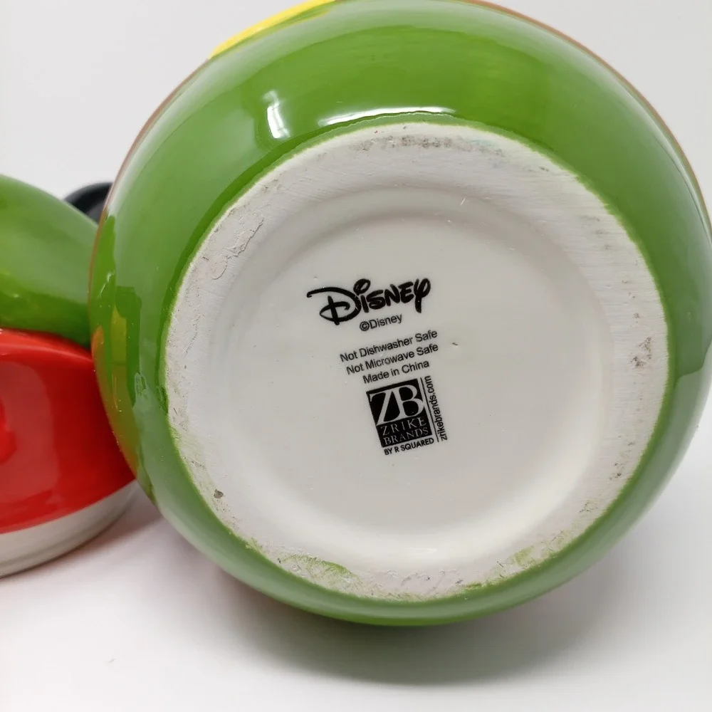 Disney Mickey Mouse Elf Christmas Cookie Jar Zrike Brands Ceramic Holiday Decor